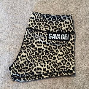 Savage Barbell 2.5” booty shorts